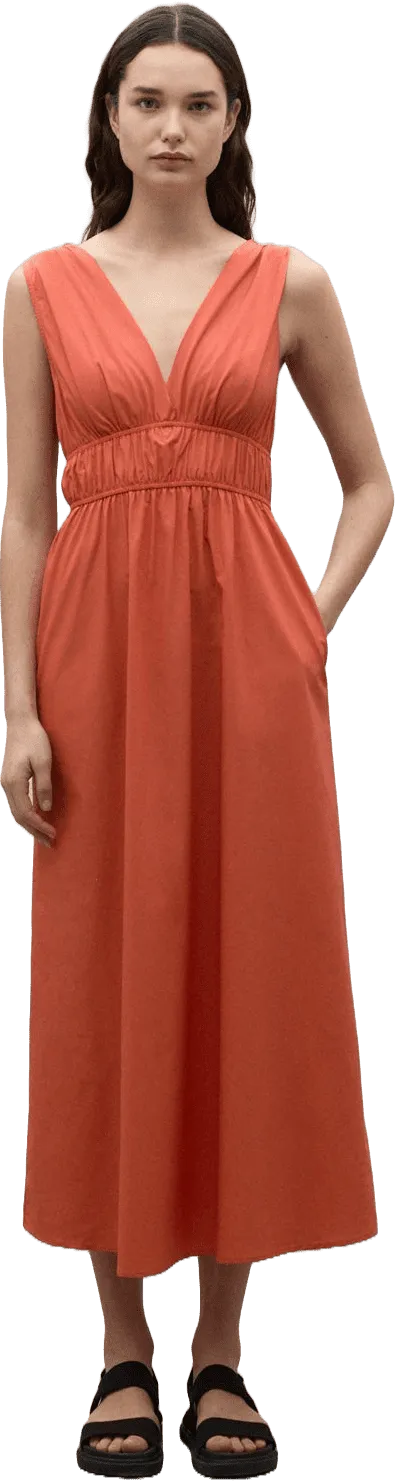 ABITO DA DONNA ECOALF BORNITEALF DRESS DUSTY ORANGE MCWGADRB 275