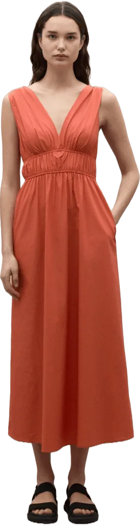 ABITO DA DONNA ECOALF BORNITEALF DRESS DUSTY ORANGE MCWGADRB 275