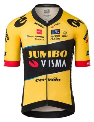 AGU Premium Team Jumbo-Visma Short Sleeve Jersey Yellow