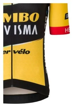 AGU Premium Team Jumbo-Visma Short Sleeve Jersey Yellow