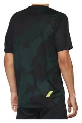 Airmatic 100% Short Sleeve Jersey Black / Camo