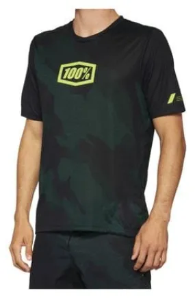 Airmatic 100% Short Sleeve Jersey Black / Camo