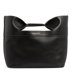 ALEXANDER MCQUEEN  Borsa ''The Bow'' in pelle nera