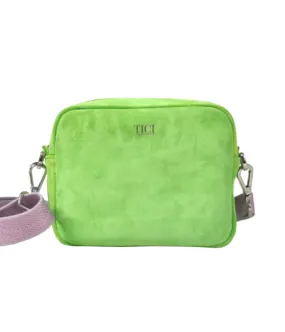 Bag Babol - Borsa suede Verde Primavera