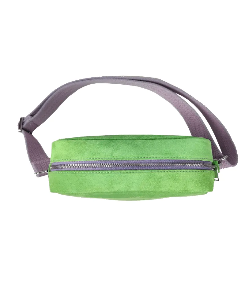 Bag Babol - Borsa suede Verde Primavera