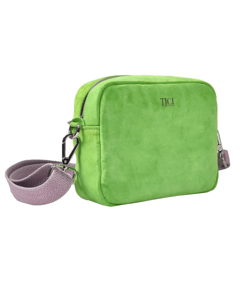 Bag Babol - Borsa suede Verde Primavera