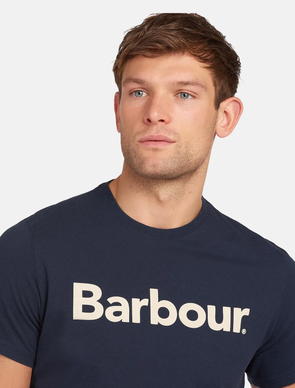 Barbour Logo T-Shirt Navy