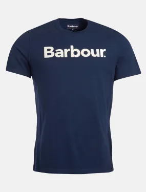 Barbour Logo T-Shirt Navy