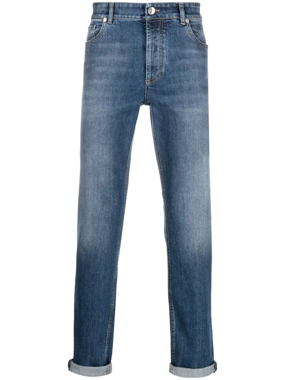 Brunello Cucinelli-Jeans con vita media