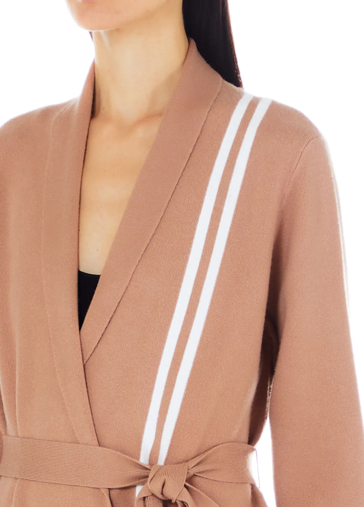 Cardigan con cintura