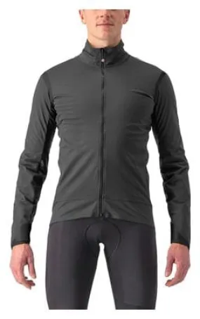 Castelli Alpha Ultimate Long Sleeve Jacket Dark Grey/Black