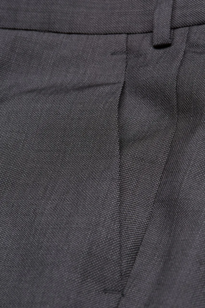 Digel drop four short slim fit dress in pure tollegno super 120's blue and grey wool