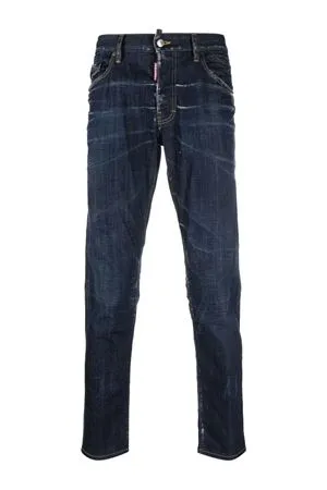 DSQUARED Abbigliamento,Jeans Pantalone Cinque Tasche Di Denim Stretch 