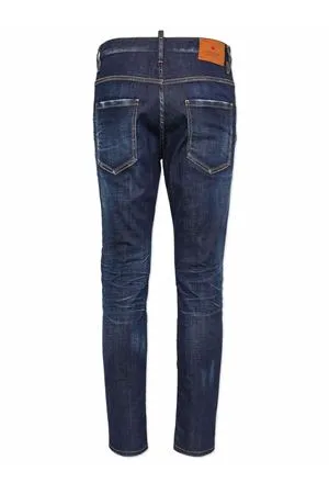 DSQUARED Abbigliamento,Jeans Pantalone Cinque Tasche Di Denim Stretch 