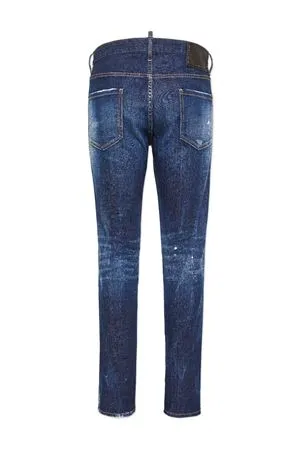 DSQUARED Abbigliamento,Jeans Pantaloni 5 tasche in denim elasticizzato 