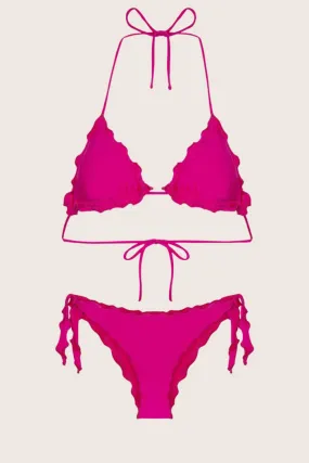 EFFEK BIKINI TRIANGOLO FROU FROU A TINTA UNITA FUXIA B002/B010