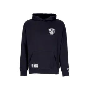 felpa cappuccio uomo nba half logo oversized hoody bronet BLACK/WHITE