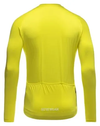 Gore Wear Spinshift Neon Yellow Long Sleeve Jersey