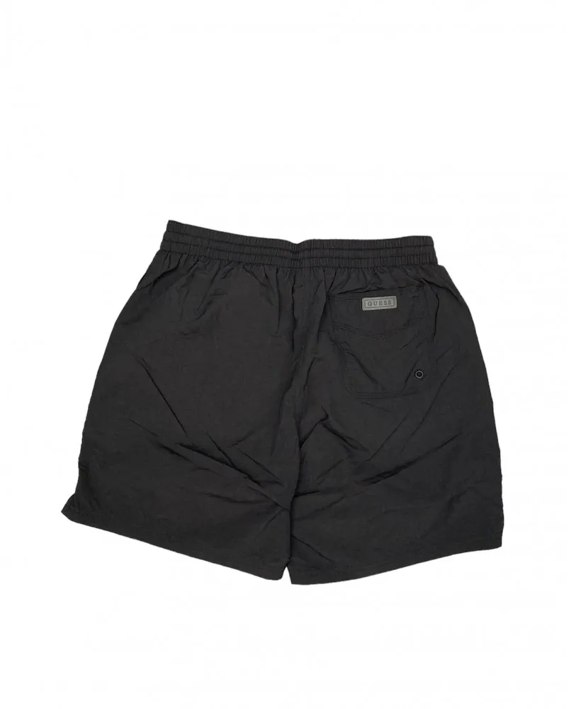 GUESS costume da bagno beachwear short pantaloncini nero corto