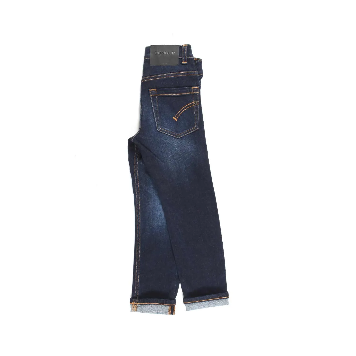 Jeans Blu Scuro Stone Wash Bambino E Teen