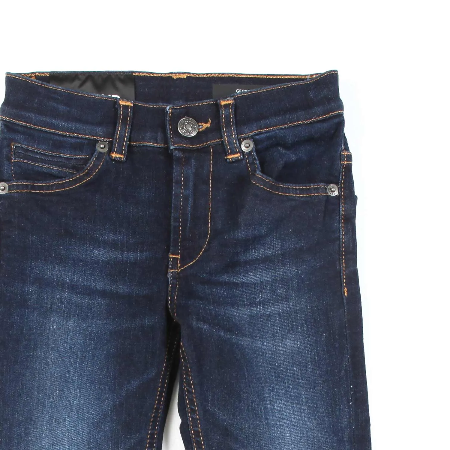 Jeans Blu Scuro Stone Wash Bambino E Teen