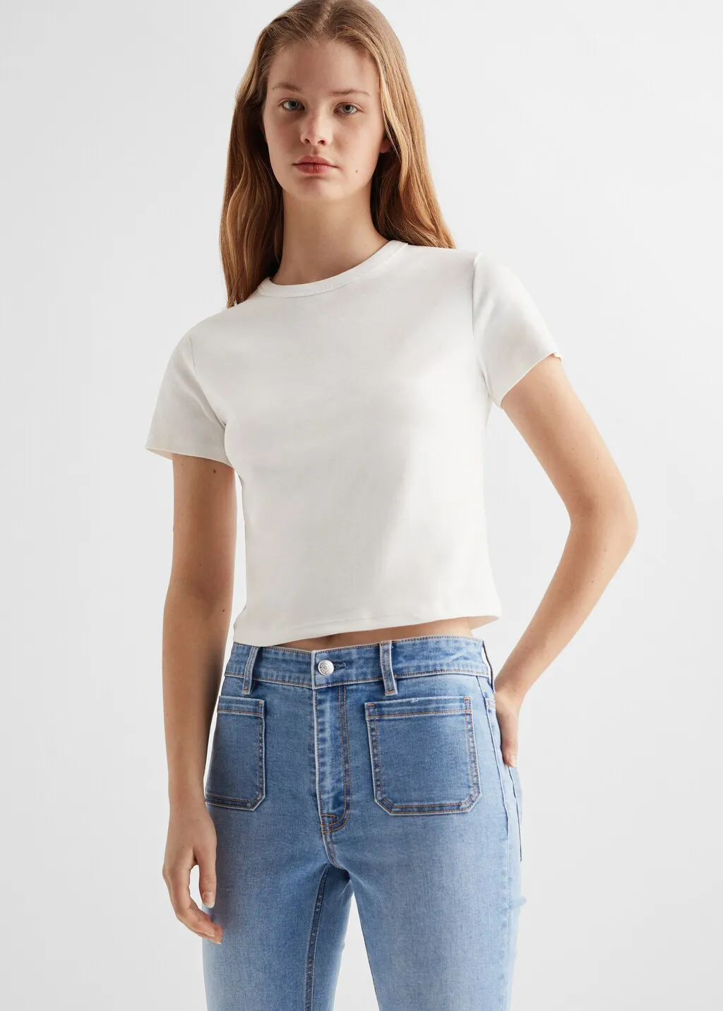 Jeans culotte spacchi