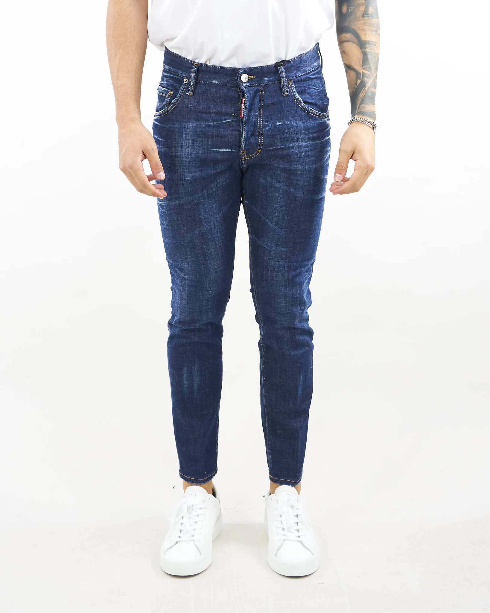 Jeans dark clean wash skater Dsquared