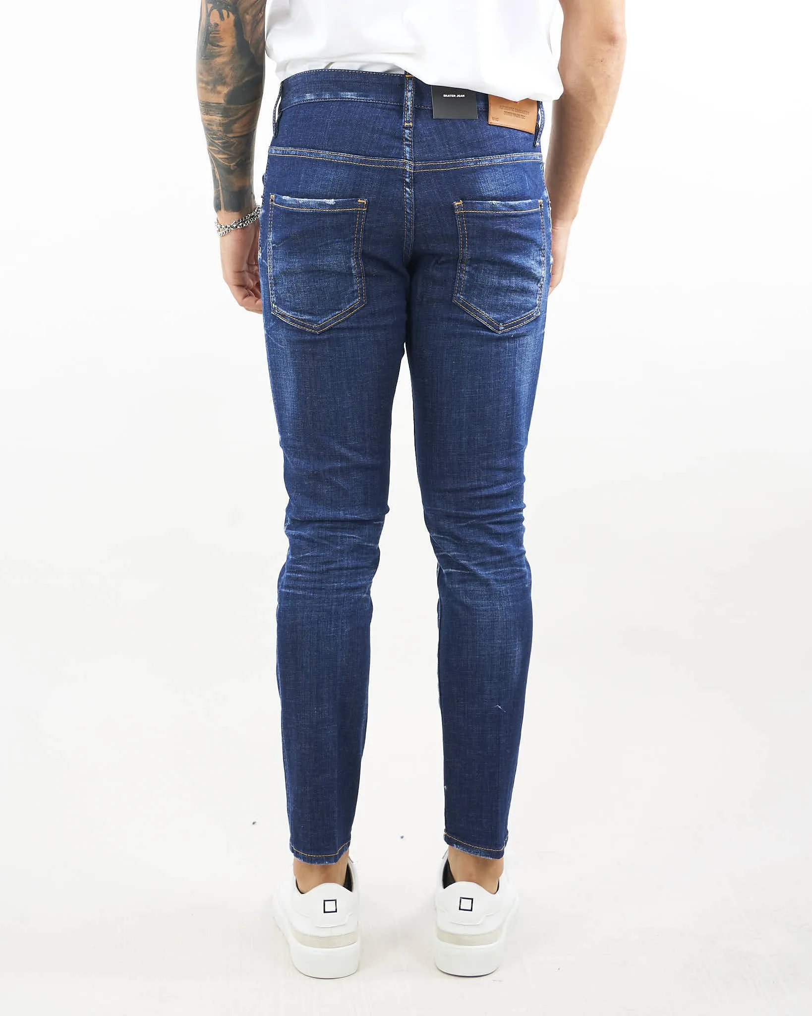 Jeans dark clean wash skater Dsquared