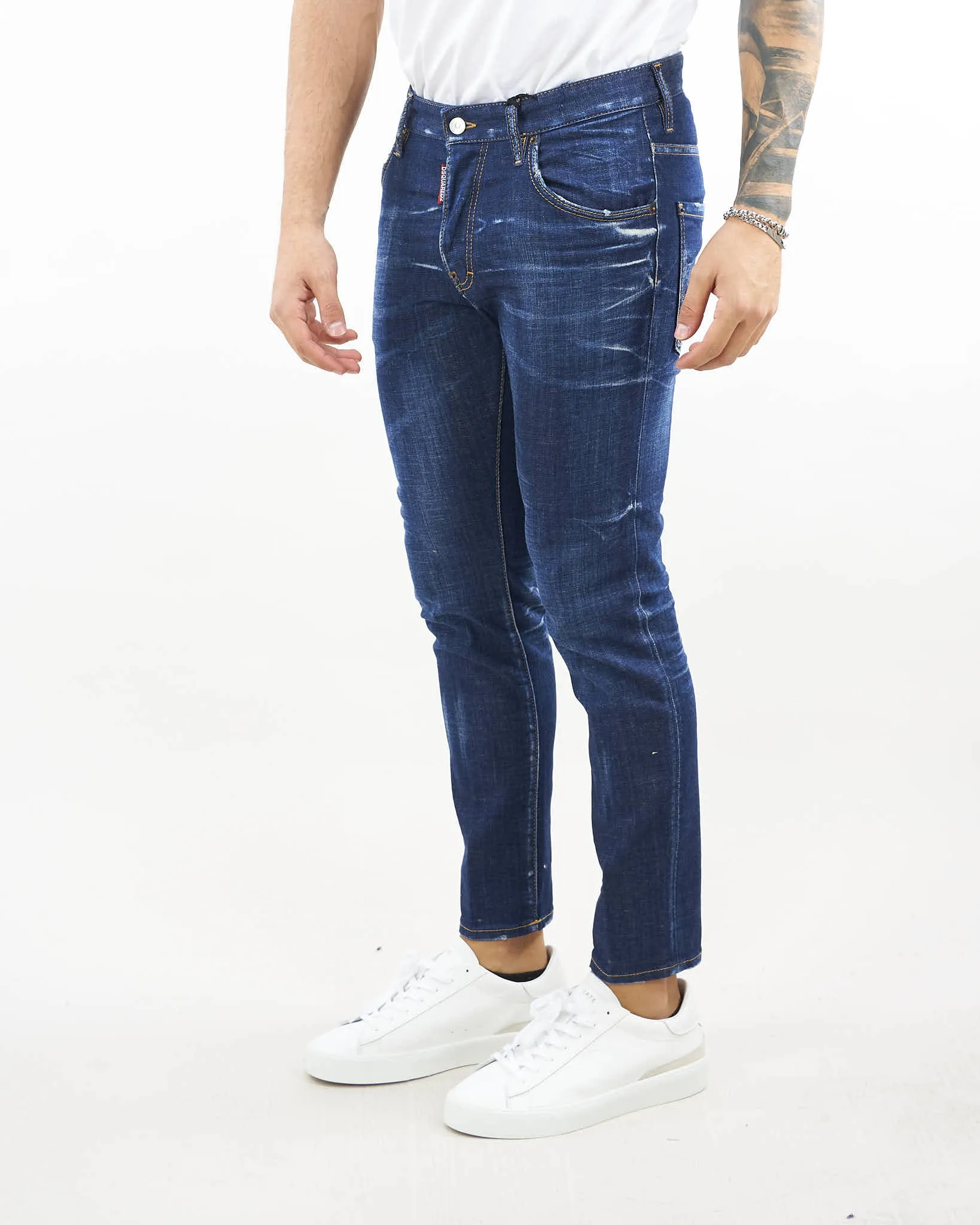 Jeans dark clean wash skater Dsquared