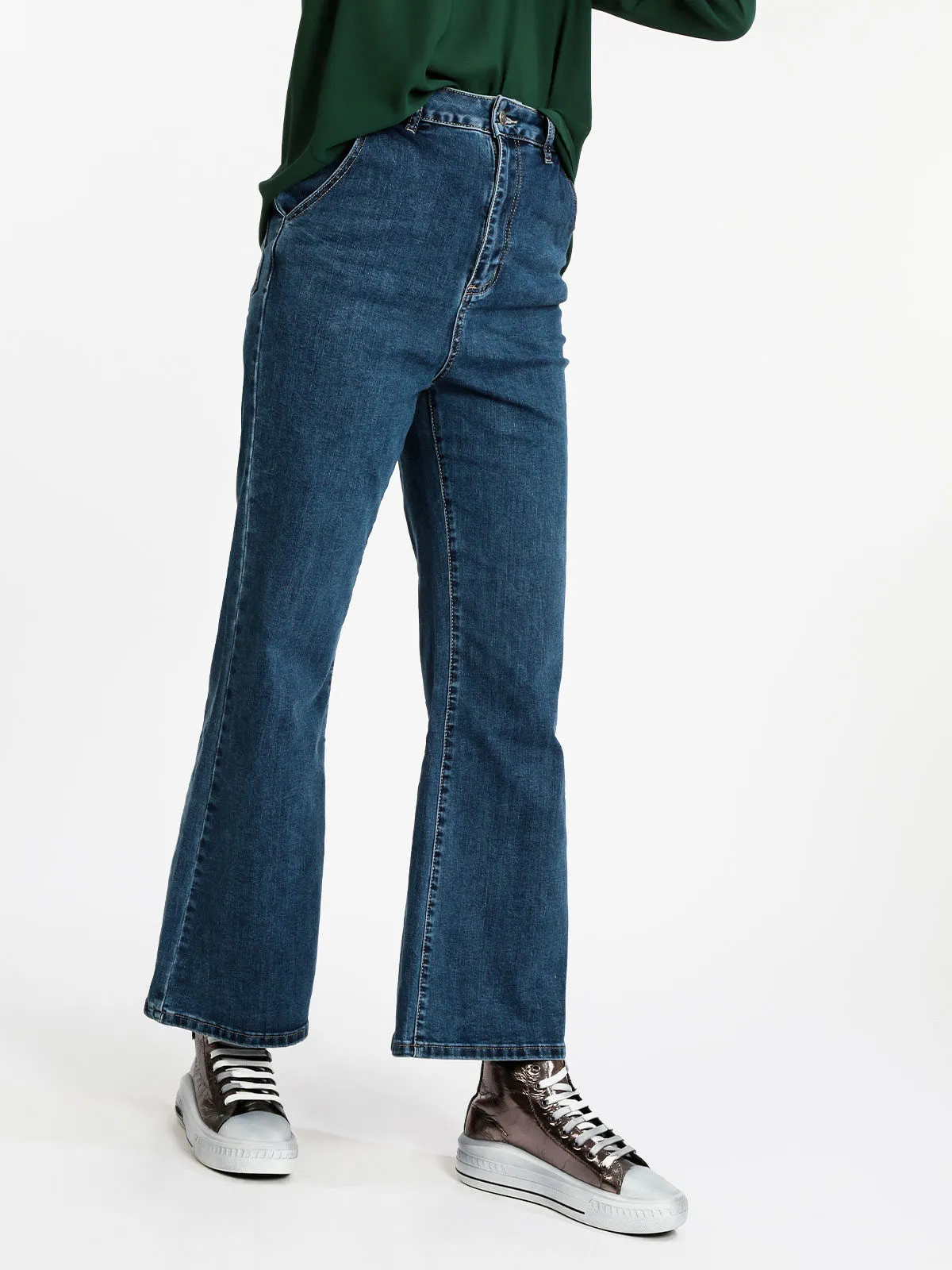 Jeans Louise Francoise Jean évasé femme