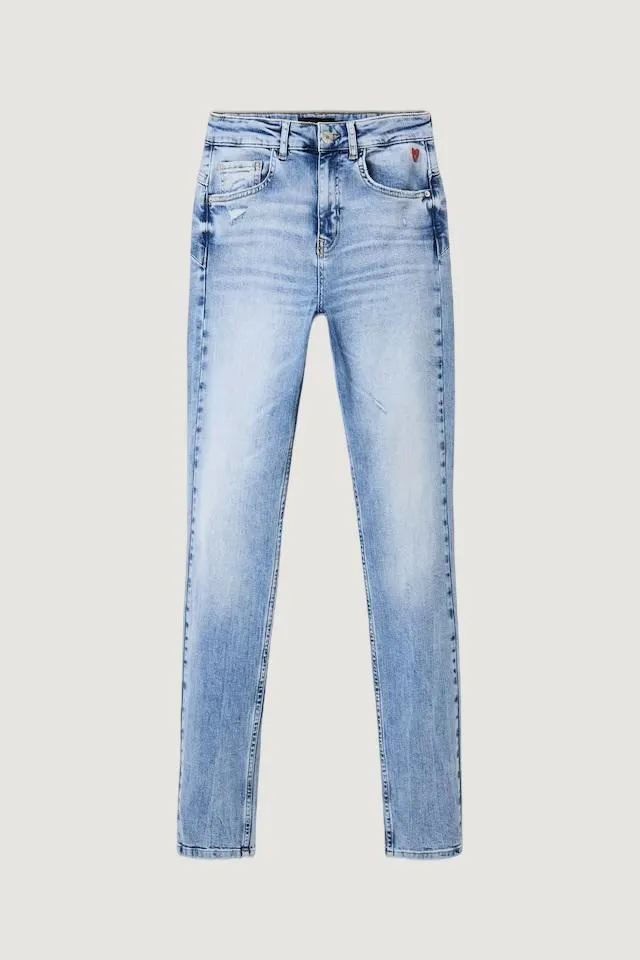 Jeans slim Desigual denim lia Denim chiaro