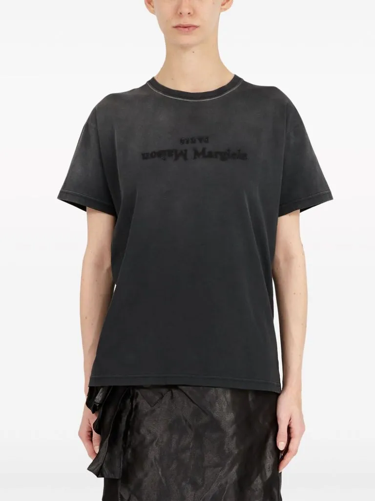 maison margiela T-shirt con logo