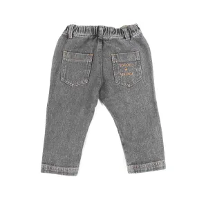 Mini Jeans Grigio Bimbo E Bimba