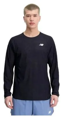 New Balance Q Speed Long Sleeve Jersey Black