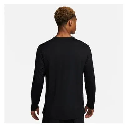 Nike Dri-Fit UV Miler Long Sleeve Jersey Black