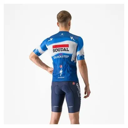 Pantaloncini da ciclismoCastelli Competizione Soudal Quick-Step 2024 Blue Bib Shorts