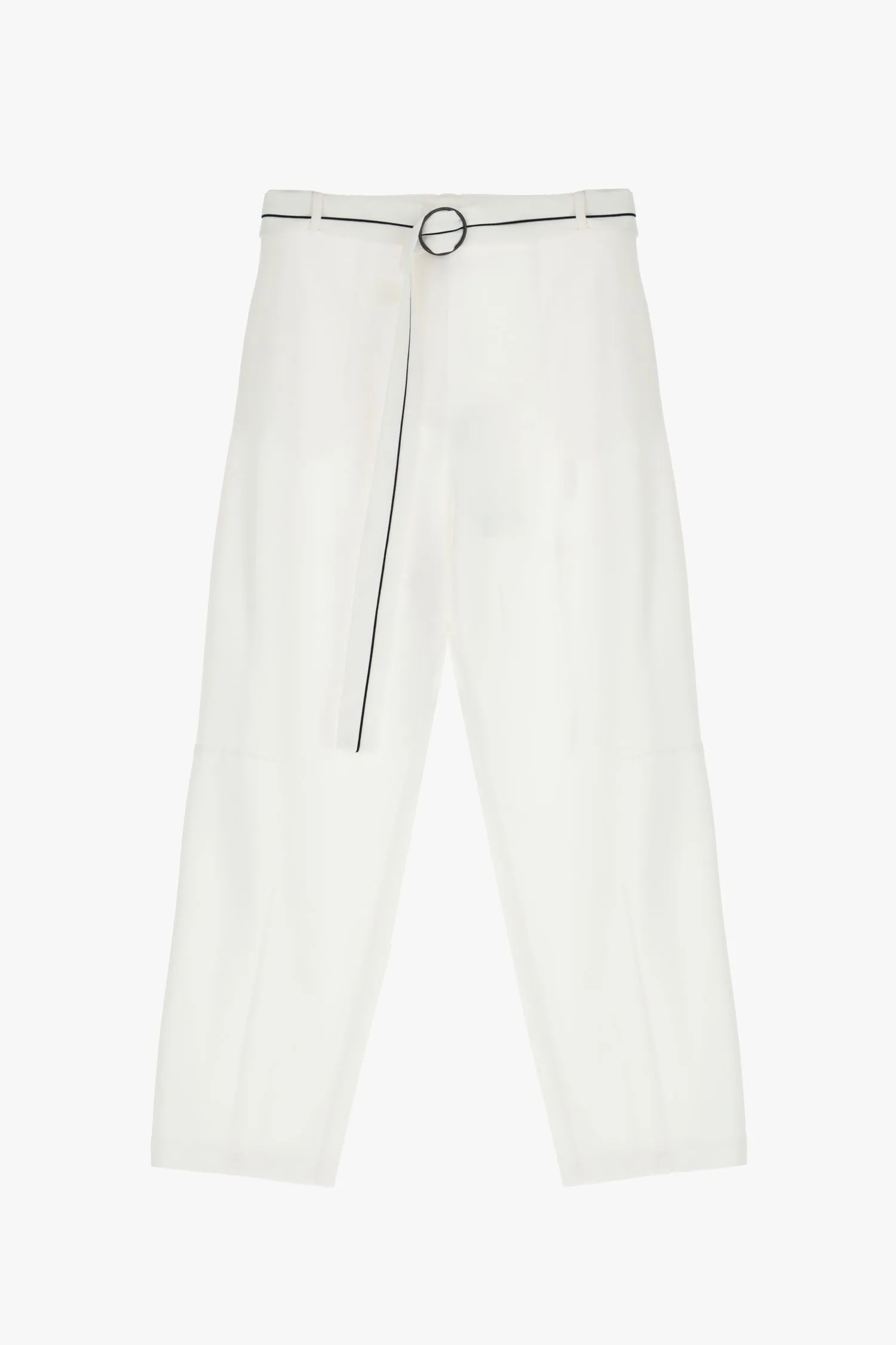  Pantaloni cropped con cintura     