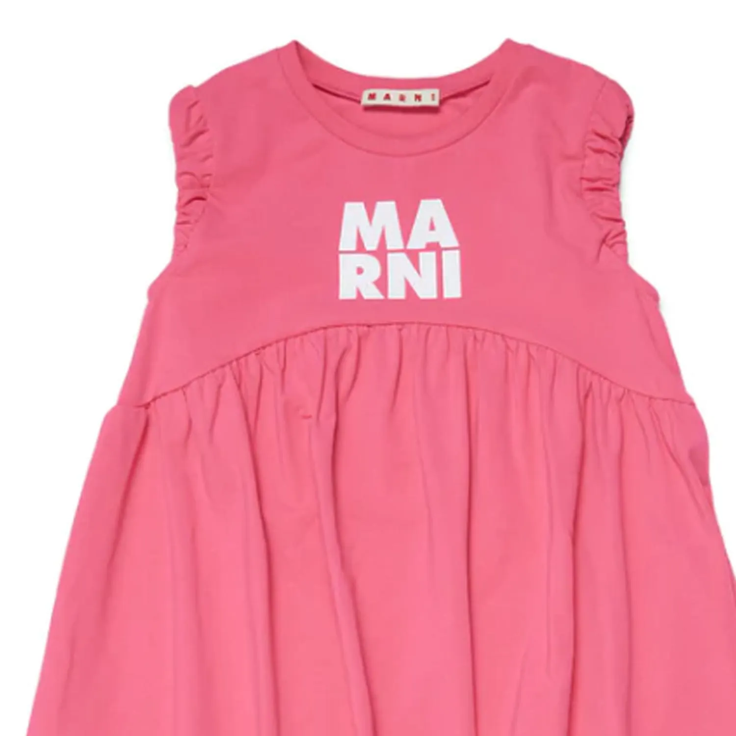 Pink Dress With White Logo