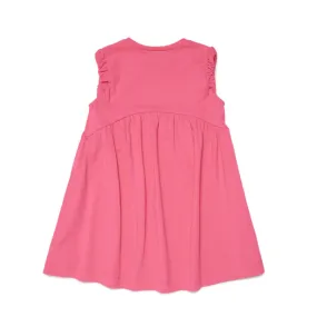 Pink Dress With White Logo