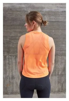 Poc Women's Air Indoor Zink Orange Sleeveless Jersey