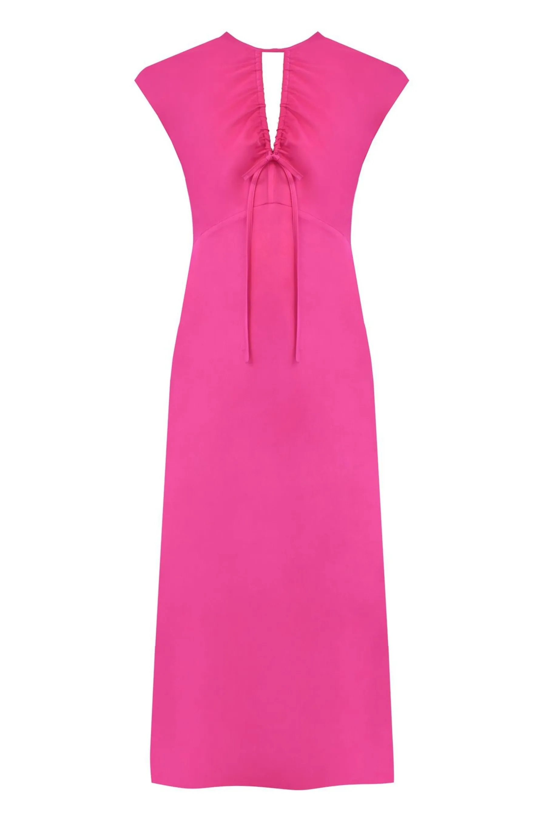 Ro&Zo Pink - Arabella Satin Keyhole Front Dress