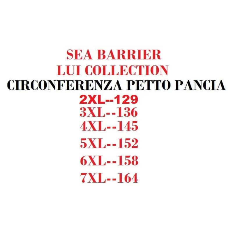 Smanicato Piumino Sea Barrier taglie forti verde