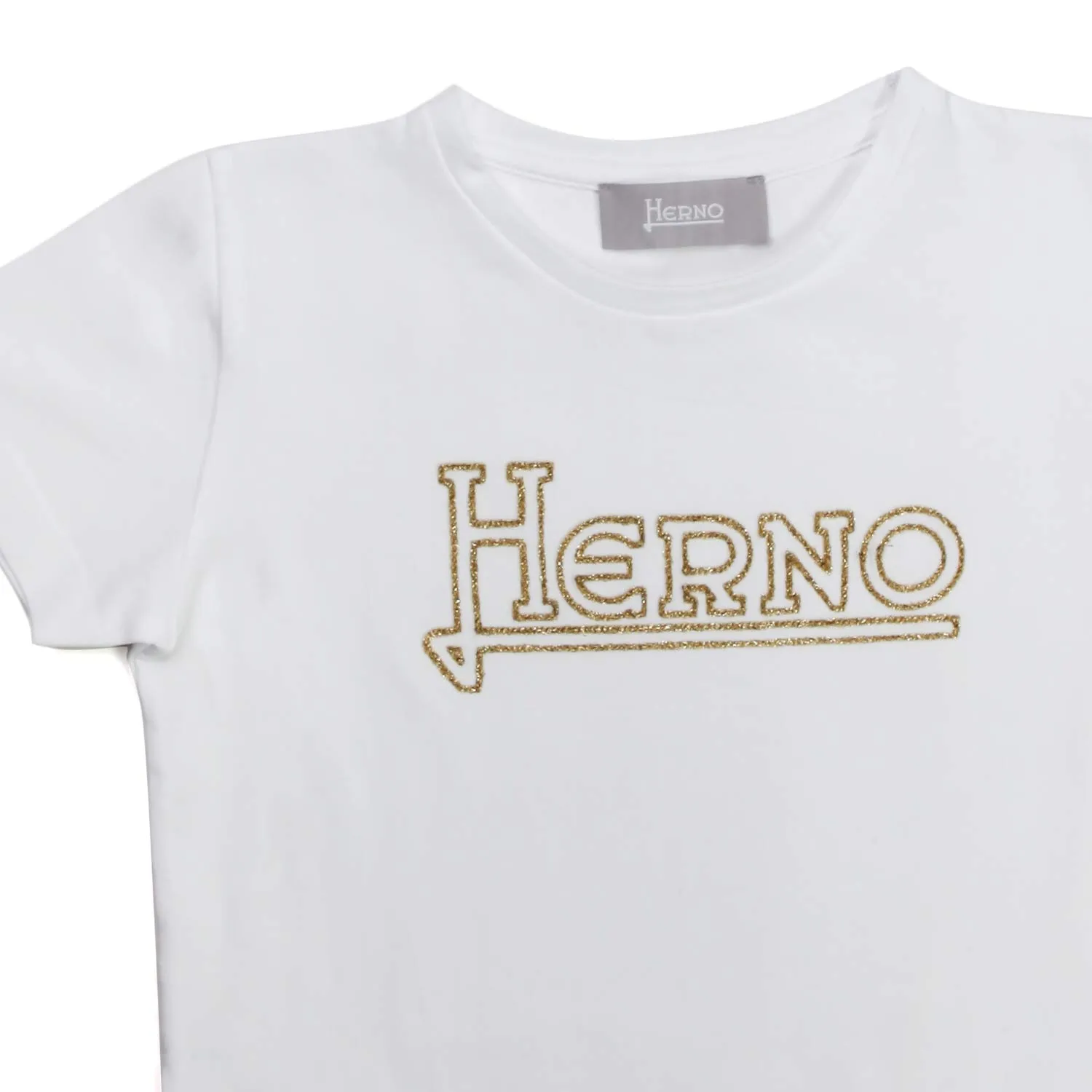 T-Shirt Bianca Logo Teen  Bambina