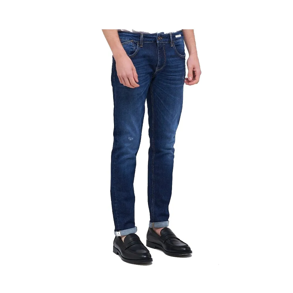 Uniform Jeans uomo Dean high performance blue denim 48381S1 slim fit Blue