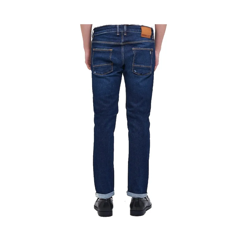 Uniform Jeans uomo Dean high performance blue denim 48381S1 slim fit Blue