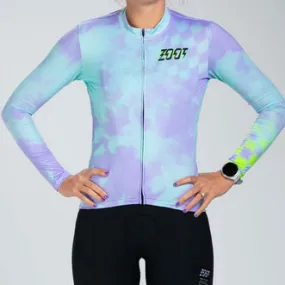 ZOOT LTD CYCLE SUN STOP LONGSLEEVE W'S JERSEY ELECTRIC